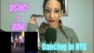 Choreographer Reacts to BGYO & BINI DANCE LINE (SURPRISE NYC PERFORMANCE) First Time Reaction!