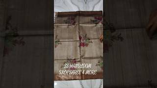 PURE TUSSAR Desi Silk Digital Printed Saree#saree#shorts#fashion#fyp#viralvideo#funny#new#india#fun