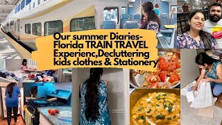 🌄☀️SUMMER DIARIES: FLORIDA SUN RAIL TRAVEL EXP, Declutter with me,Paneer Makhni Recipe,IndianMomUSA