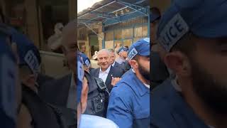 Benjamin Netanyahu   בנימין נתניהו  in there fruit market from israel photos and videos