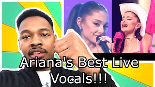 Ariana Grande - Best Live Vocals (REACTION)