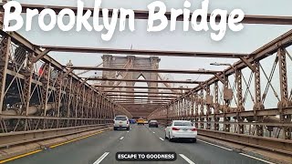 Brooklyn Bridge - Manhattan to Jamaica Avenue, Queens - 4K Drive