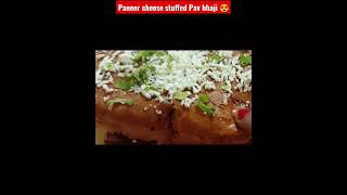 Well garnished Paneer cheese Pav bhaji 😍