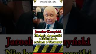 Kaczyński - Nie będę startował z Warszawy pierwszy raz od 34 lat. Nie boję się porażki z Tuskiem !