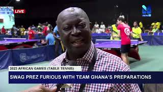 SWAG PRESIDENT NOT HAPPY WITH GOVT'S APPROACH TO TABLE TENNIS