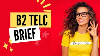 B2 TELC Brief Yazmak | Deutsch Cafe