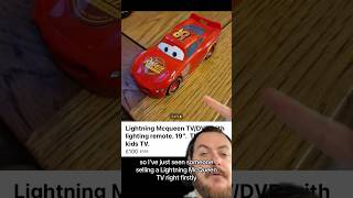 Watching Oppenheimer on a Lightning McQueen TV