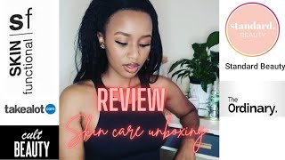 Skincare review and unboxing| Skin functional & Standard beauty| South African skincare brands