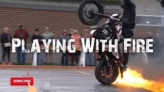 Harley-Davidson Sportster Stunts - Playing With Fire