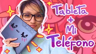 Dibujo a las CHICAS SUPERPODEROSAS en mi TELÉFONO - Tableta GAOMON S620 Unboxing + Review