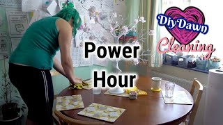 Power Hour | Kitchen speed clean | washing pots | Clean and Tidy | DiyDawn