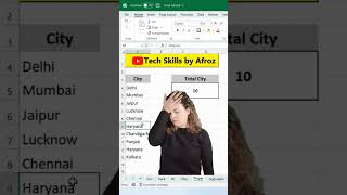 Excel tricks #excel #shorts