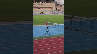 Women's 100m hurdles. Cyprus Nicosia.