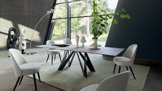 Cigale dining table, designed by Andrea Casati