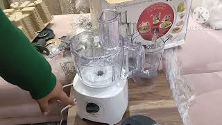 ريفيو عن محضرالطعام مولينكس الفرنساوي 25 وظيفه 800وات Moulinex food processor 800Watt