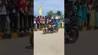 நம்ம #pondicherry பொண்ணு🔥💥Stunt Rider Oviya Interview | Gems of Pondy #shorts #trending  #viral