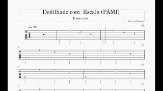 Dedilhado com Escala - Digitação PAMI (exercício)