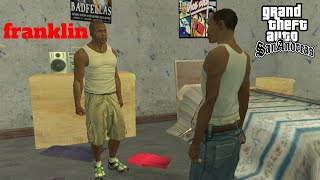 أخيرا وجدت فرانكلين بطل قراند 5 في قراند سان أندرياس | GTA San Andreas Franklin Mod