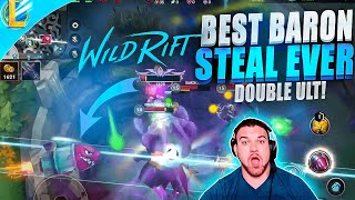 BEST BARON STEAL EVER IN WILD RIFT | JINX BEST PLAYS EPISODE #2