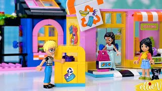 Thrift shop finds! LEGO Friends Vintage Fashion Store build & review