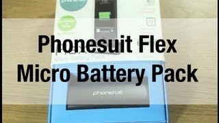 Phonesuit Flex Micro Battery Pack for iPhone 5 - Review