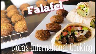 FALAFEL SANDWICH WRAP/How To Make Best Middle Eastern Falafel ‏فلافل أطيب وأسهل ‏طريقة لعمل الفلافل