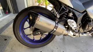 Yamaha R25 V2 Akrapovic 470mm Big Muffler Full System