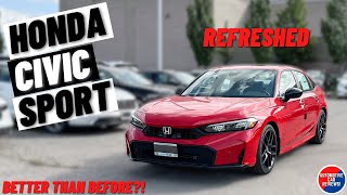 2025 HONDA CIVIC SPORT! | *Full Walkaround Review* | Better Than Before?!