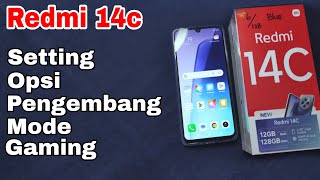 Cara setting opsi pengembang mode gaming di hp redmi 14c biar makin smooth