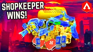 SHOP KEEPER BECOMES CHAMPION IN NEW OLYMPUS MAP! Apex Legends Funny Moments