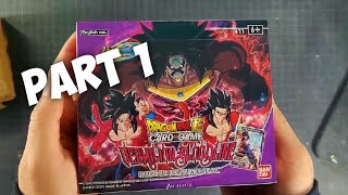 Dragon Ball Super Vermillion Bloodline Unboxing Part 1