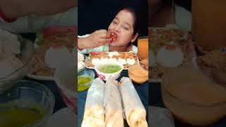 chicken Pokhara#eating #vi#asmr #like #youtubeshorts #asmrfood #funnyshorts #comedy  #mukbanral