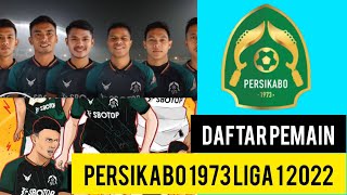 Daftar Pemain Persikabo 1973 Liga 1 2022