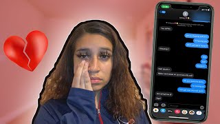 BREAKING UP WITH MY BOYFRIEND THROUGH TEXT PRANK!!!!💔*He Didn’t Care*