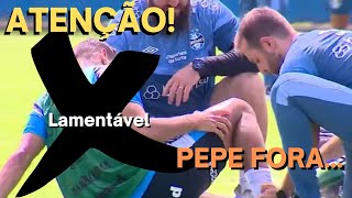 Grêmio FBPA Notícias - Pepe sai do treino mais cedo