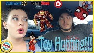 FUNKO POP! TOY HUNTING | Walmart, GameStop, Target, & Walgreens | DBZ, Infinity War, & MORE!