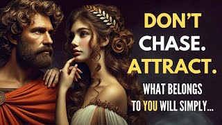 Don’t Chase, Attract - What Belongs to You Will Simply Find You | Stoicism