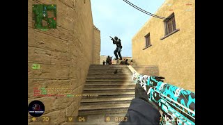 Counter Strike Source (AK-47) map (de_dust2) Gameplay 2022