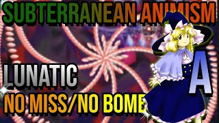 Touhou 11: SA - Lunatic No Miss/No Bomb [MarisaA]