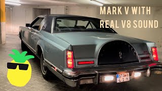 1979 Lincoln Continental Mark V exhaust sound without cats and resonator