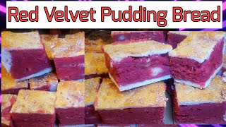 How-to-make Bahug Bahug! Burikat! Filipino Red Velvet Bread / How to make Red Velvet Pudding Bread!