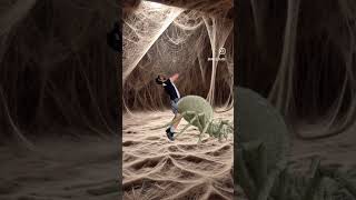 How to survive a spider web full of spiders 🤣🤣