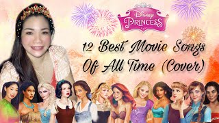 Disney Princess | 12 Disney Princess Movie Soundtrack| Davz Ruma Covers | 1937-2016