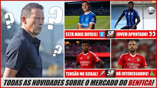 Novidades do mercado do Benfica: a procura por um lateral, jovem apontado e Neres e Cabral de saída!