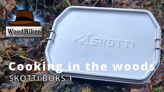 Cooking in the Woods - SKOTTI BOKS 1 - unboxing and cooking -- Kochen mit der SKOTTI BOKS 1