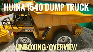 Huina 1540 dump truck overview!