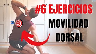 🧨EJERCICIOS de MOVILIDAD DORSAL SIN MATERIAL [Básicos y Fáciles para moverte mejor en CASA]