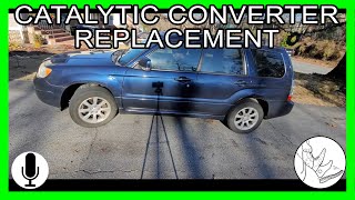 How to Replace Downstream Catalytic Converter in Subaru Forester and Gain 1200hp