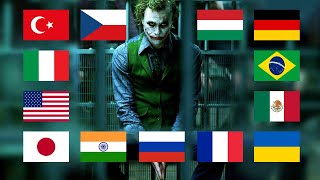 "WHY SO SERIOUS?" in 13 different languages