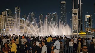 Water Fountain Dance Show Burj Khalifa Dubai 4k 2024 🇦🇪